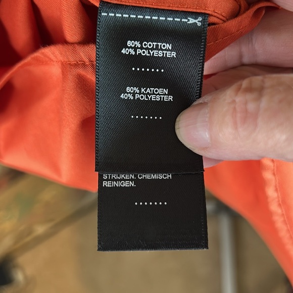 HARLEY DAVIDSON METAL BUTTON UP SHORT SLEEVE ORANGE COLOR BLOCK SHIRT SZ L - Picture 9 of 13